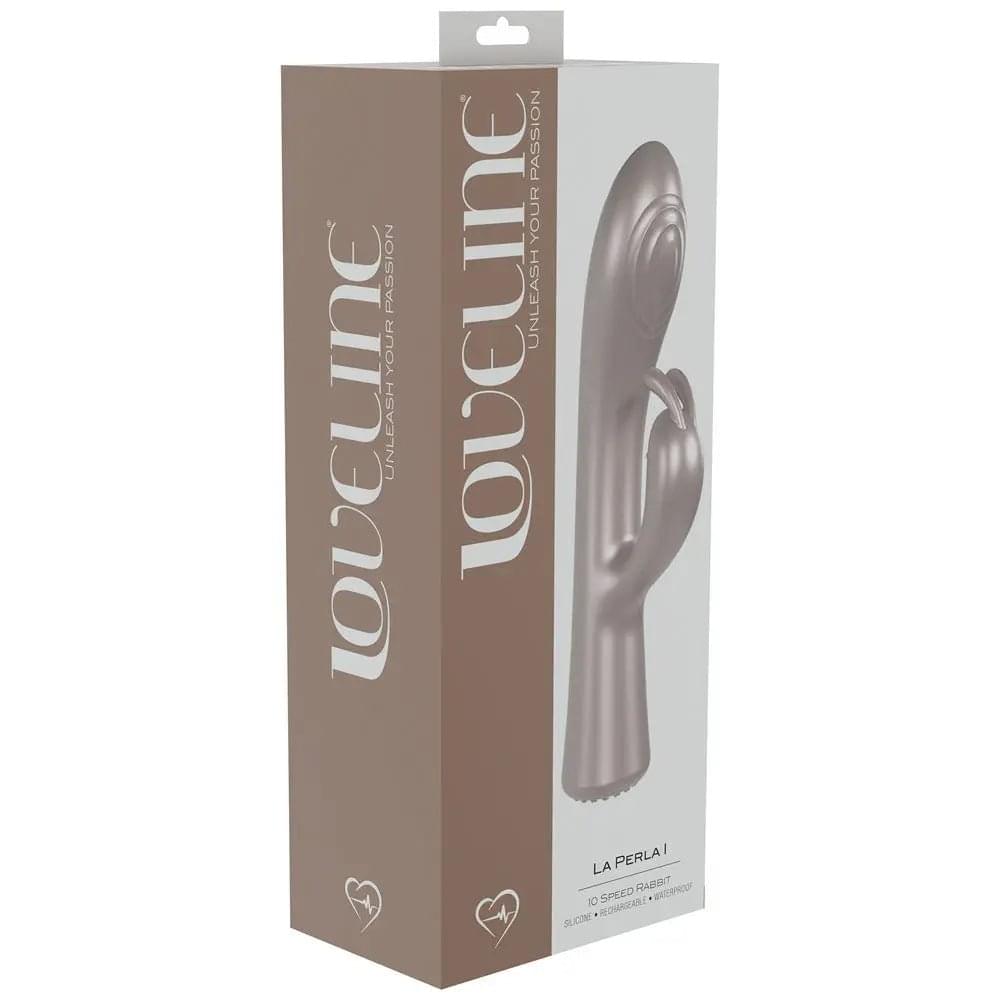 LOVELINE La Perla I -  - Pearlescent  19.2 cm USB Rechargeable Rabbit Vibrator Shots Toys Discreet Intimate Essentials.