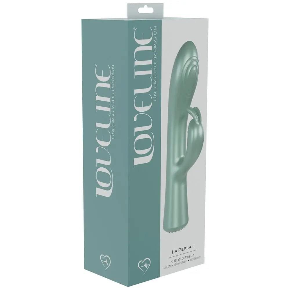 LOVELINE La Perla I -  - Pearlescent  19.2 cm USB Rechargeable Rabbit Vibrator Shots Toys Discreet Intimate Essentials.