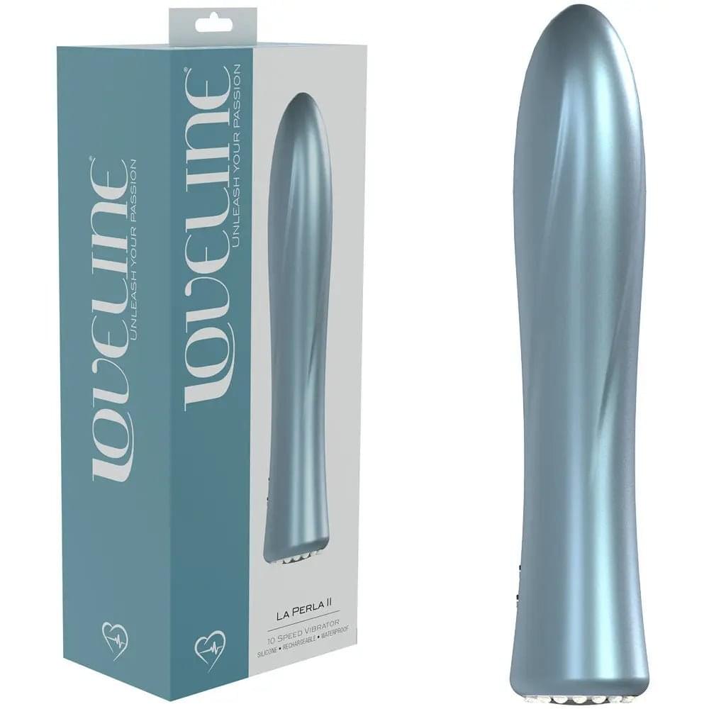 LOVELINE La Perla II -  - Pearlescent  19.2 cm USB Rechargeable Vibrator Shots Toys Discreet Intimate Essentials.