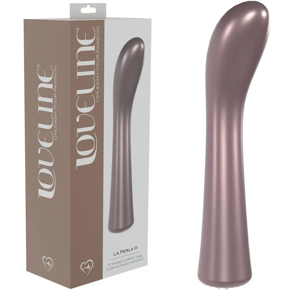 LOVELINE La Perla III -  - Pearlescent  19.2 cm USB Rechargeable Vibrator Shots Toys Discreet Intimate Essentials.