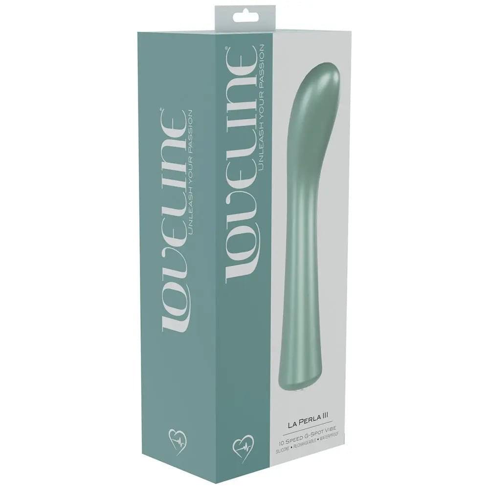LOVELINE La Perla III -  - Pearlescent  19.2 cm USB Rechargeable Vibrator Shots Toys Discreet Intimate Essentials.