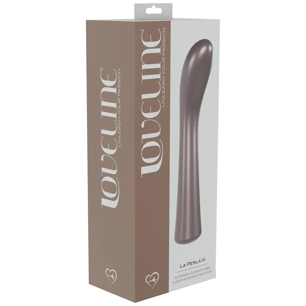 LOVELINE La Perla III -  - Pearlescent  19.2 cm USB Rechargeable Vibrator Shots Toys Discreet Intimate Essentials.