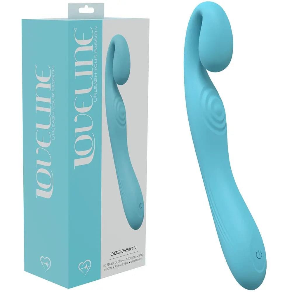 LOVELINE Obsession -  -  18.4 cm USB Rechargeable Vibrator Shots Toys Discreet Intimate Essentials.