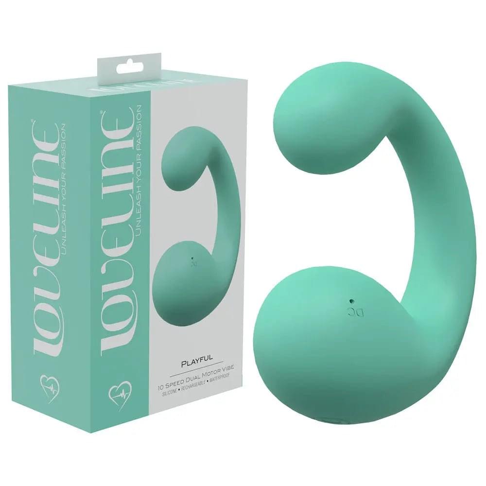LOVELINE Playful -  -  8.5 cm Dual Vibrator Shots Toys Discreet Intimate Essentials.