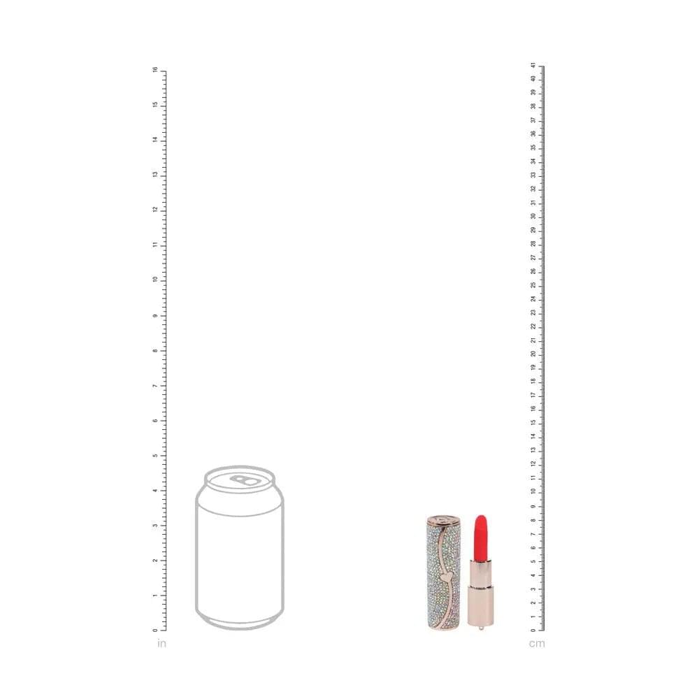 LOVELINE Sparkle -  8.3 cm USB Rechargeable Lipstick Vibrator Shots Toys Discreet Intimate Essentials.