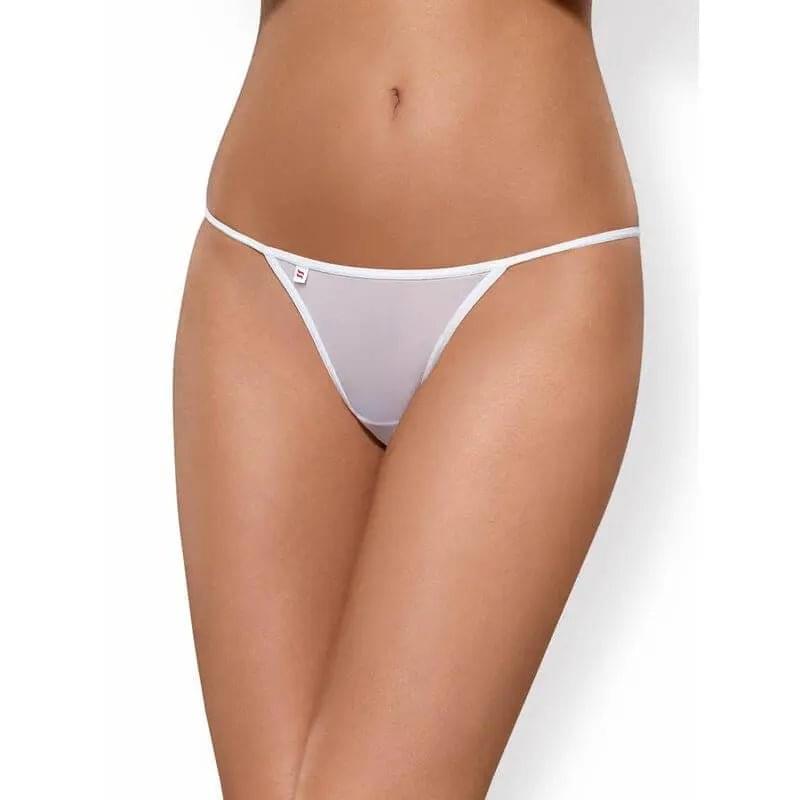 Luiza Thong White Obsessive Discreet Intimate Essentials.