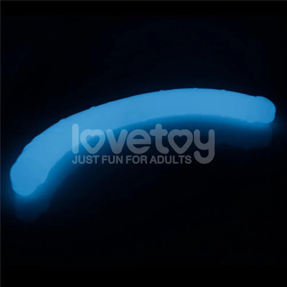 Lumino Play 18.5'' Double Dildo - Glow in the Dark  47 cm Double Dong Lovetoy Discreet Intimate Essentials.