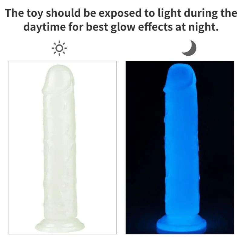 Lumino Play Dildo 8in Lovetoy Discreet Intimate Essentials.