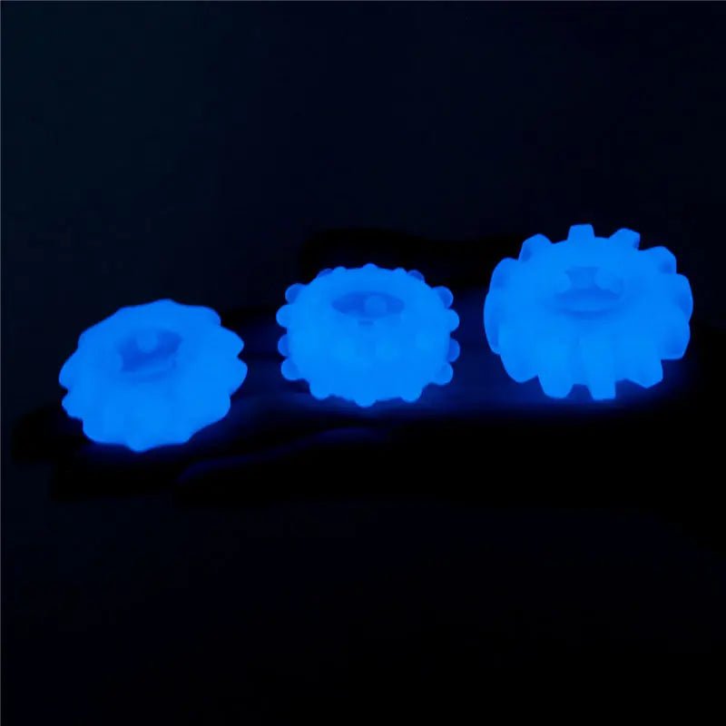 Shop affordable quality Lumino Play Penis Rings 3 Pack - Glow in the Dark Cock Rings - Set of 3 - Discreet Intimate Essentials - COCK RINGS - Lovetoy