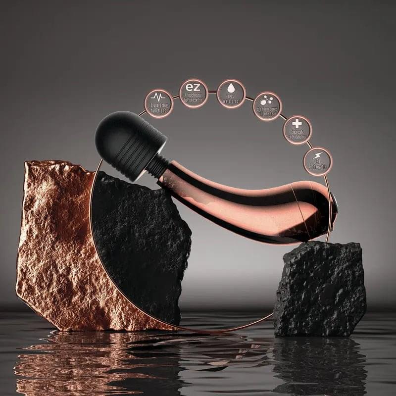Lush Callie -  USB Rechargeable Mini Massager Wand Blush Novelties Discreet Intimate Essentials.