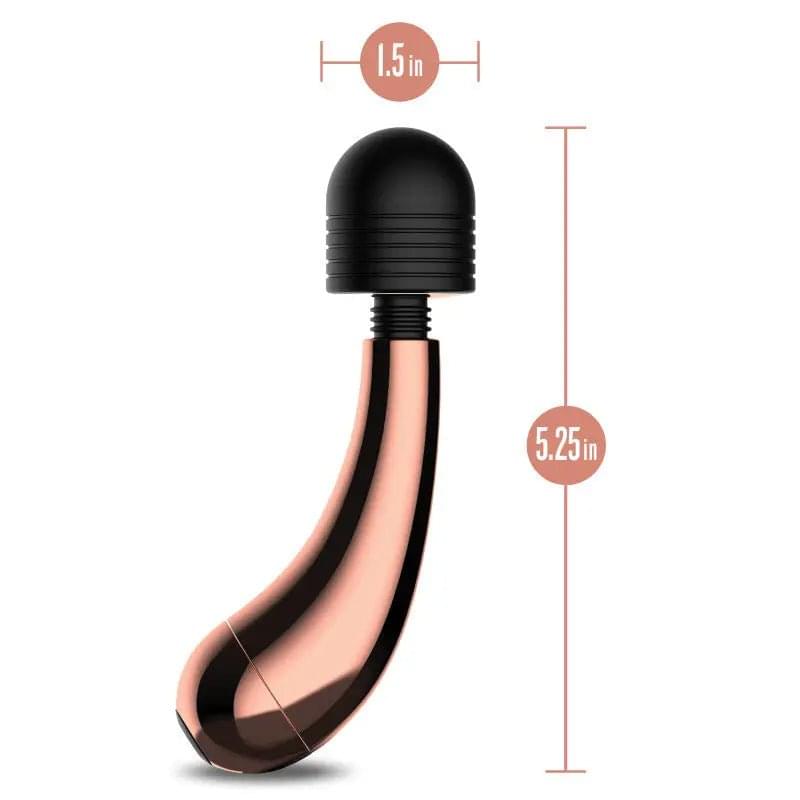 Lush Callie -  USB Rechargeable Mini Massager Wand Blush Novelties Discreet Intimate Essentials.