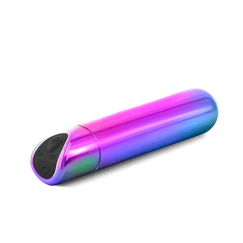 Lush Nightshade - Multicolour - Multicoloured 8.9 cm USB Rechargeable Bullet NS Novelties Discreet Intimate Essentials.