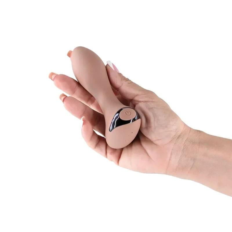 Lust-n-Dreams - Tango - Autumn - Beige 11.5 cm USB Rechargeable Vibrating Butt Plug NS Novelties Discreet Intimate Essentials.