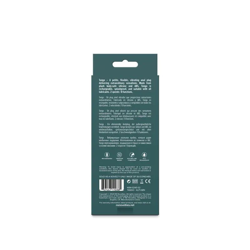 Shop affordable quality Lust-n-Dreams - Tango - Autumn - Beige 11.5 cm USB Rechargeable Vibrating Butt Plug - Discreet Intimate Essentials - ANAL TOYS - NS Novelties