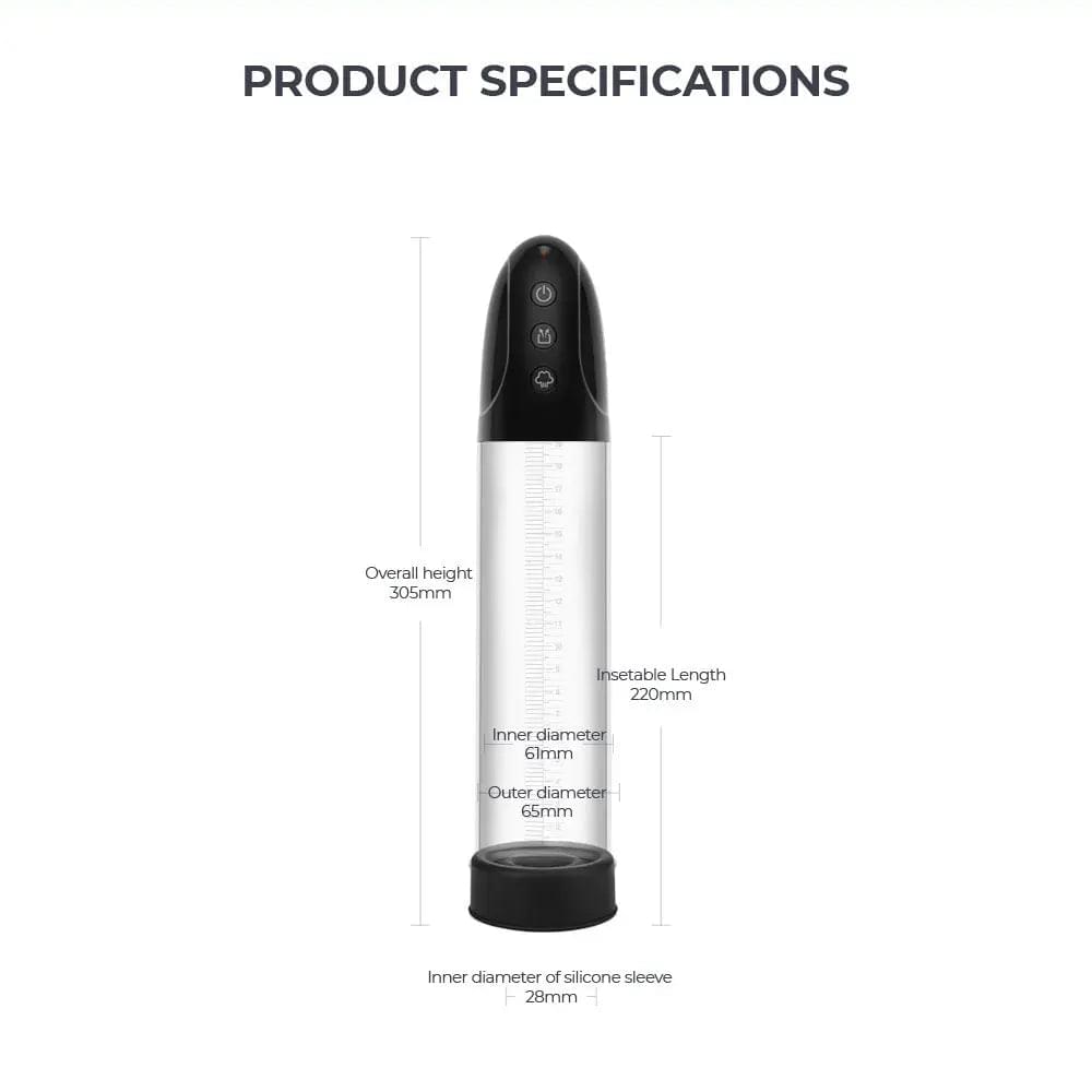 LuvPump Automatic Penis Pump -  USB Rechargeable Automatic Penis Pump LuvPump Discreet Intimate Essentials.