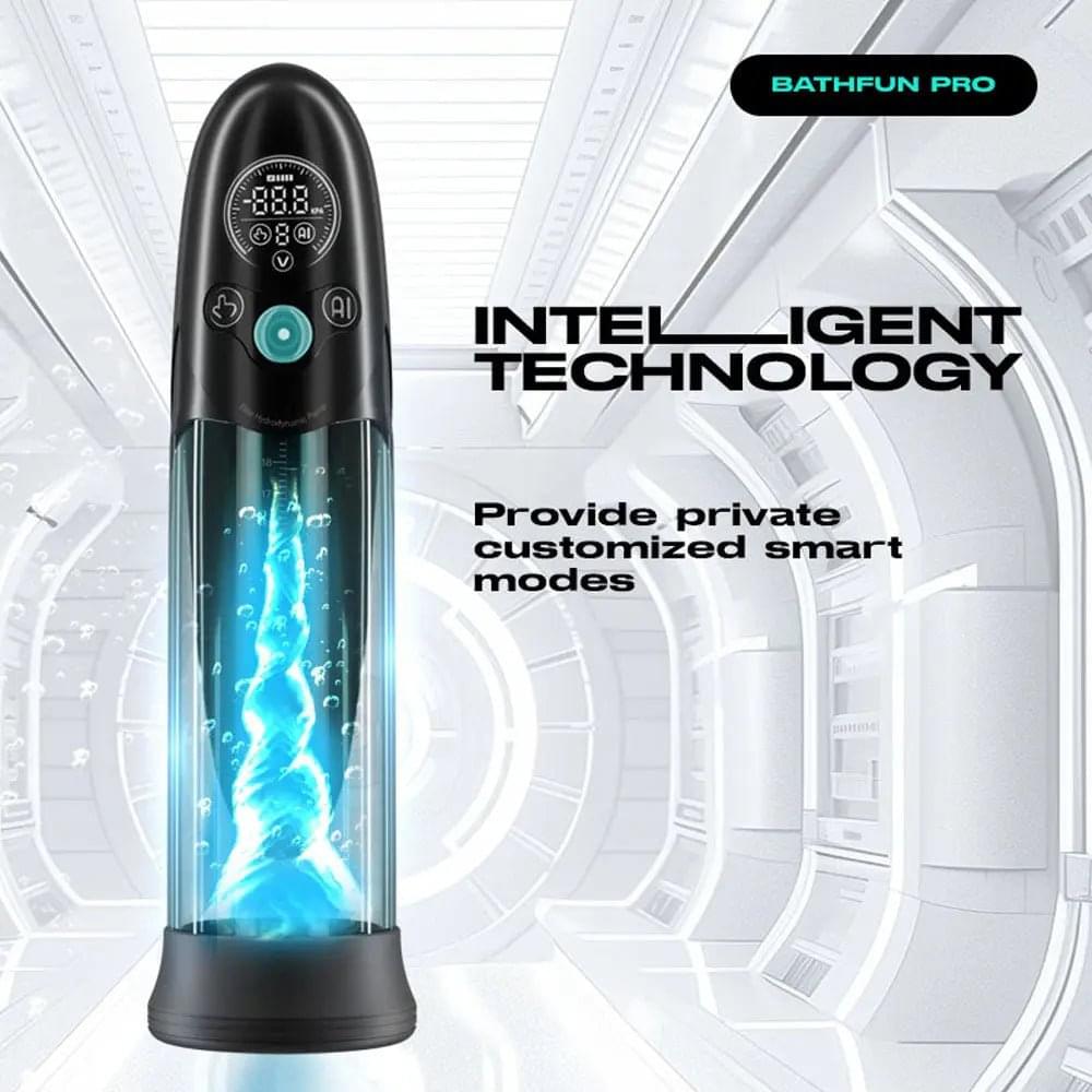 LuvPump Bathfun Pro - USB Rechargeable Waterproof Smart Automatic Penis Pump LuvPump Discreet Intimate Essentials.