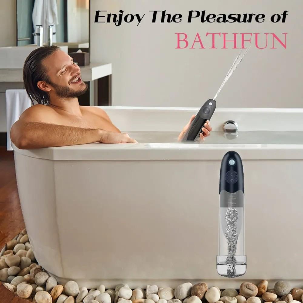 LuvPump BathFun - USB Rechargeable Waterproof Automatic Penis Pump LuvPump Discreet Intimate Essentials.