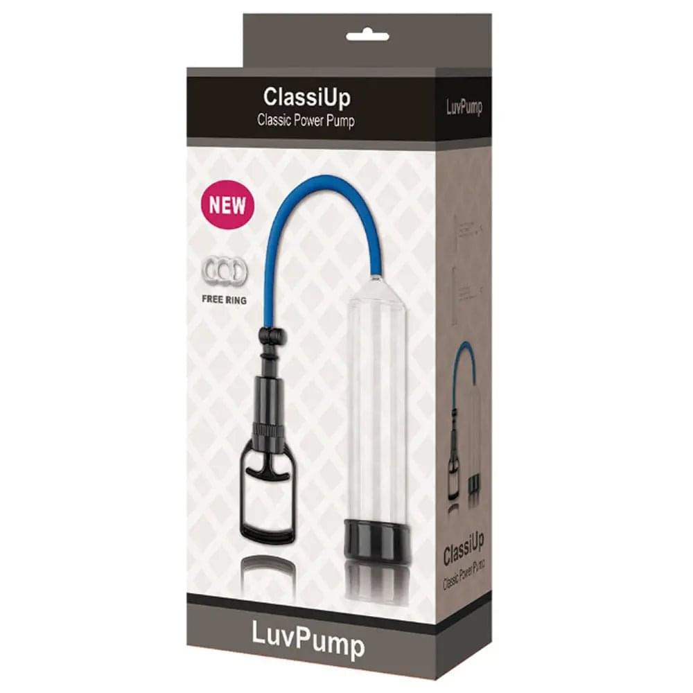 LuvPump ClassiUp Classic Power Pump - Large -  Penis Pump LuvPump Discreet Intimate Essentials.