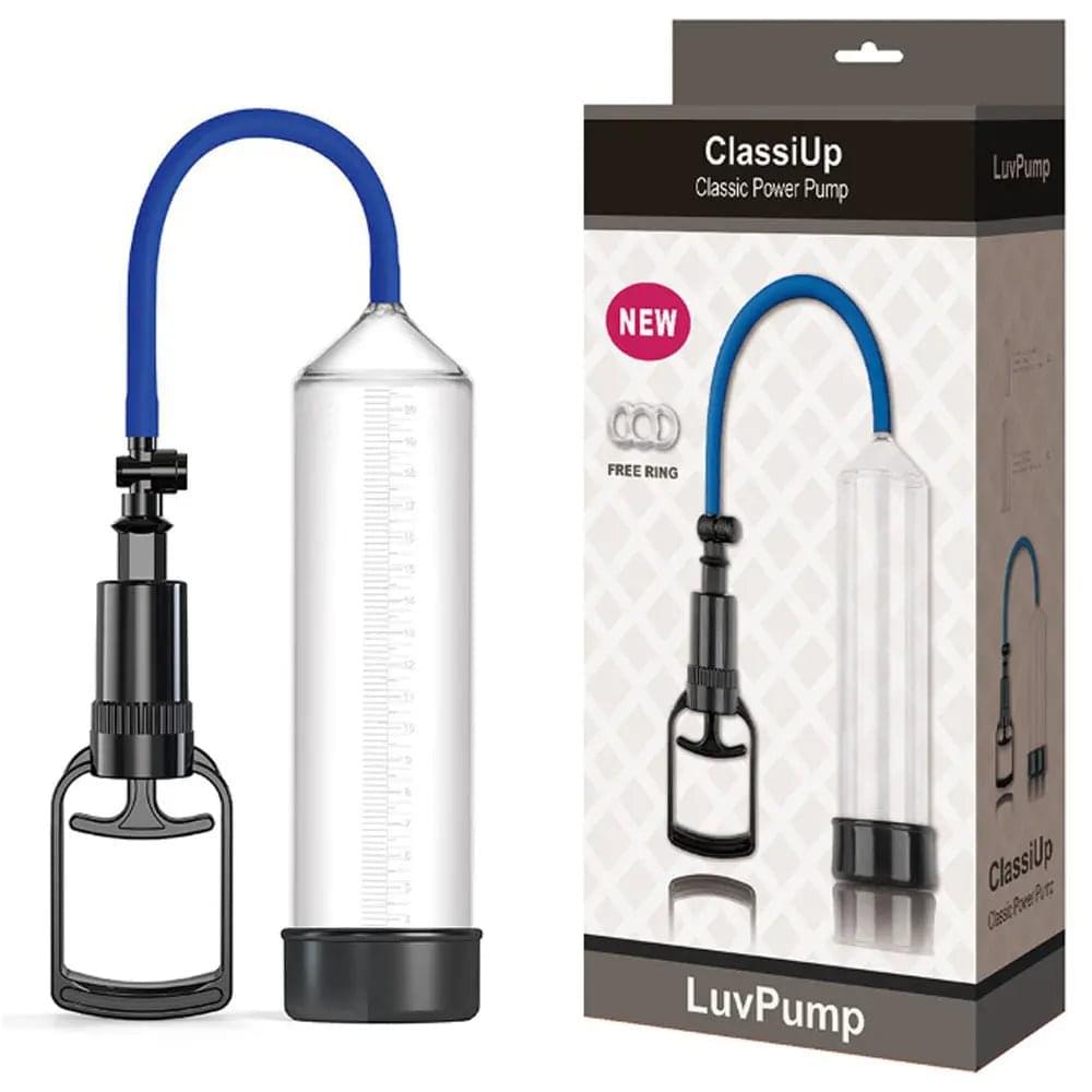 LuvPump ClassiUp Classic Power Pump - Medium -  Penis Pump LuvPump Discreet Intimate Essentials.
