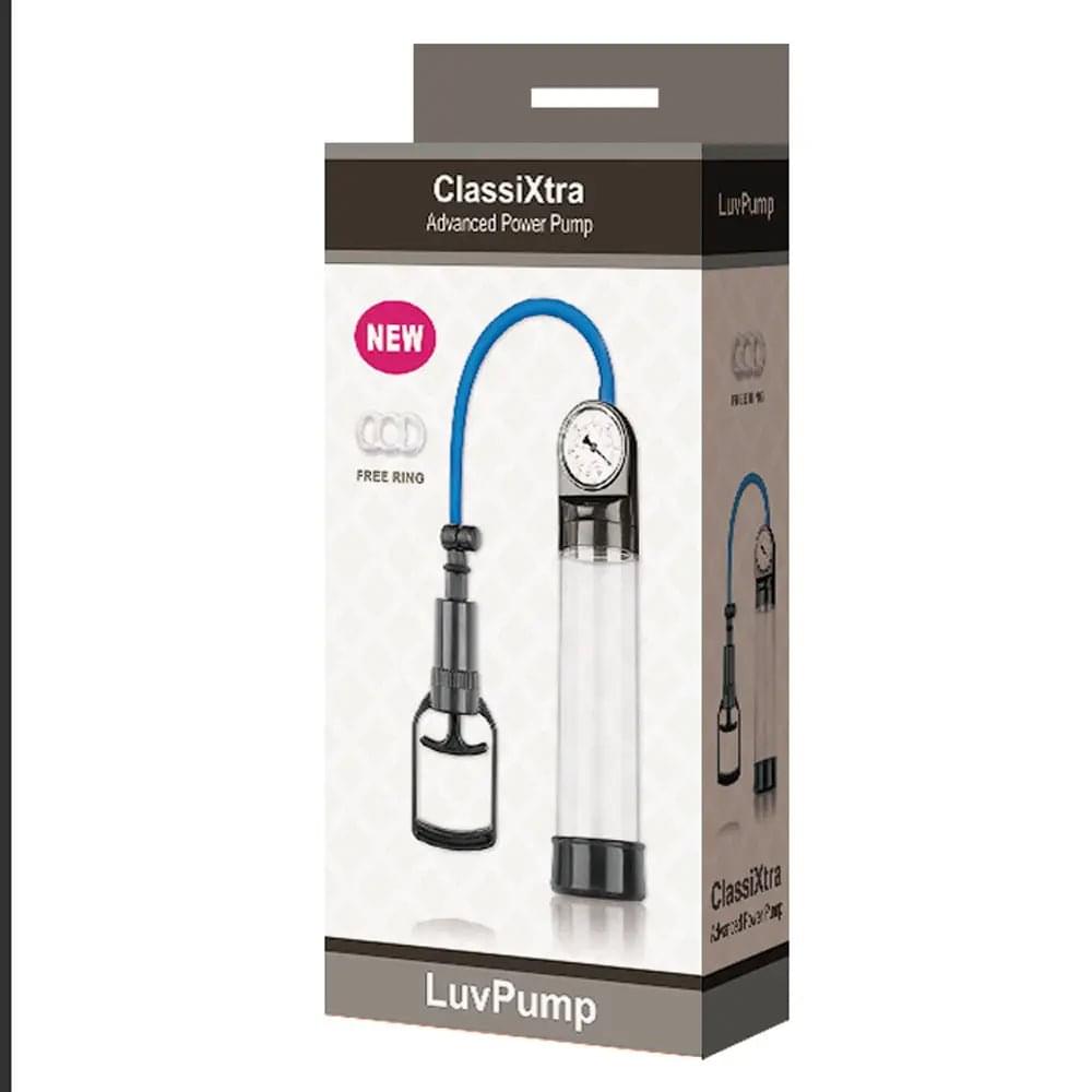 LuvPump ClassiXtra Advanced Power Pump -  Penis Pump with Pressure Gauge LuvPump Discreet Intimate Essentials.