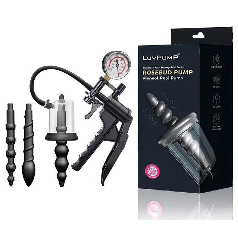 LuvPump Rosebud Pump - Manual Anal Pump LuvPump Discreet Intimate Essentials.