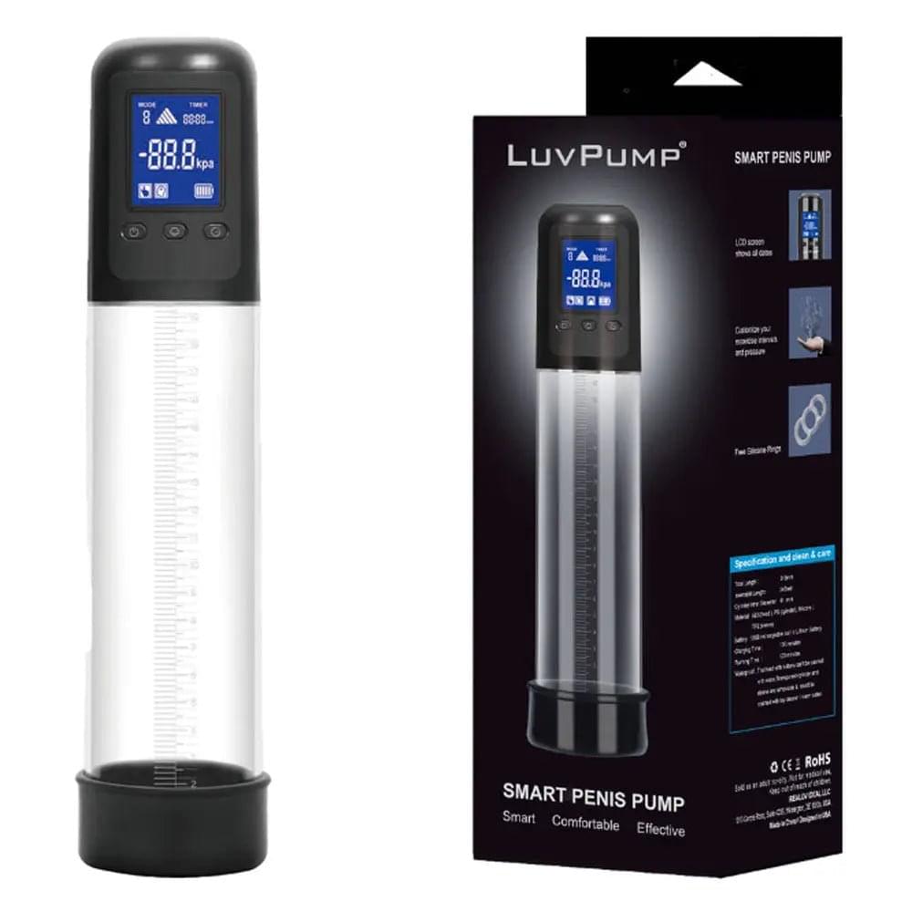 LuvPump Smart Penis Pump -  USB Rechargeable Automatic Penis Pump LuvPump Discreet Intimate Essentials.
