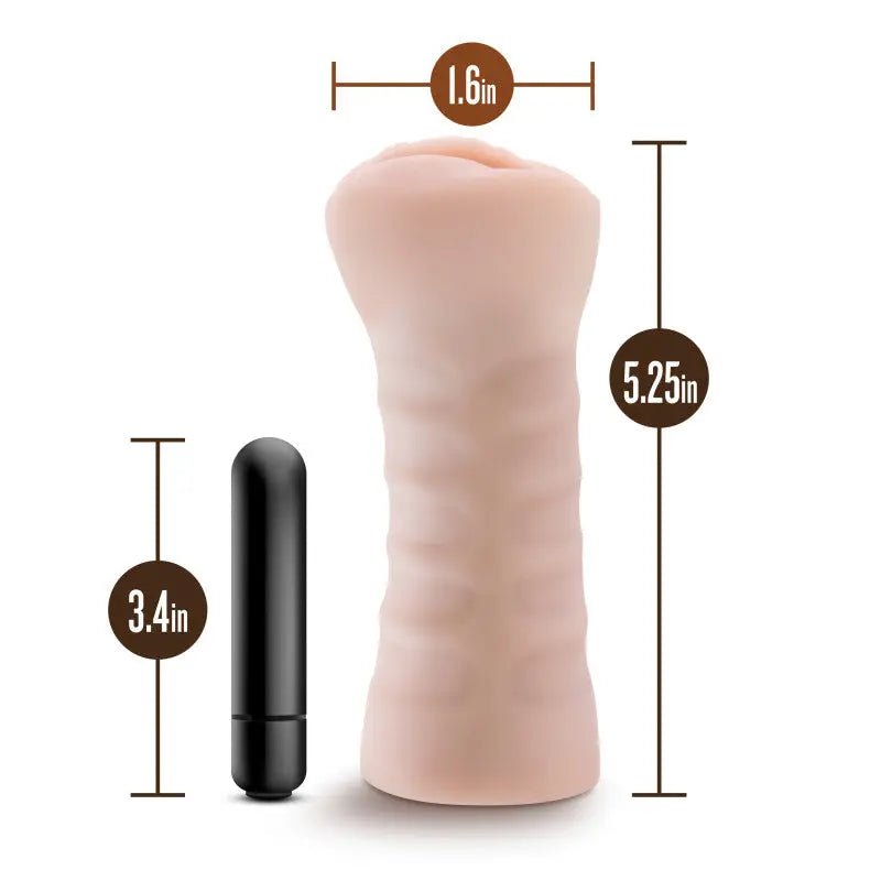 Shop affordable quality M for Men Ashley - Vibrating Vagina Stroker - Discreet Intimate Essentials - MASTURBATORS - Blush Novelties