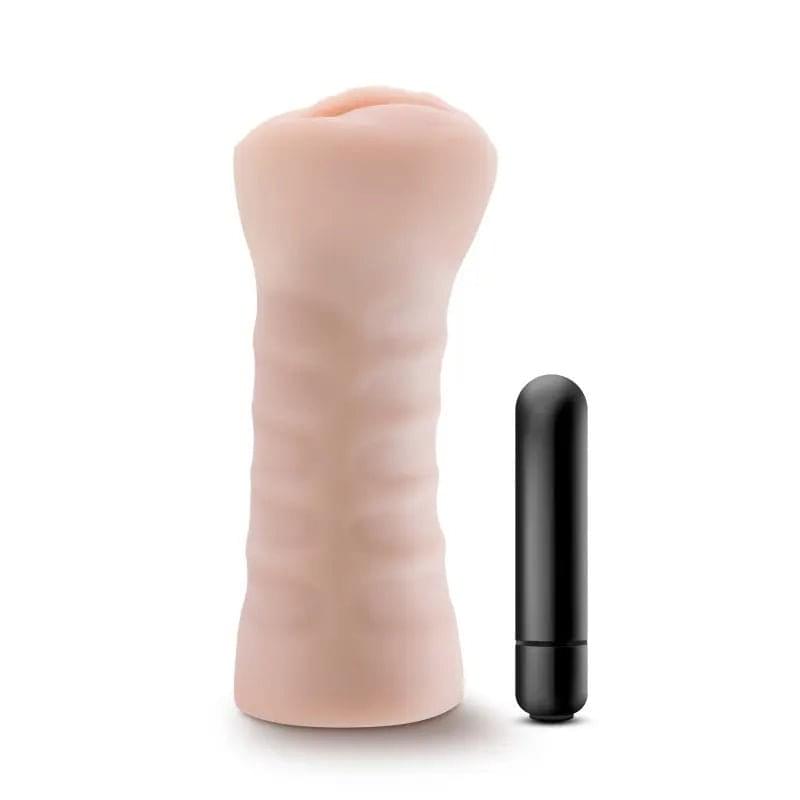 M for Men Ashley -  Vibrating Vagina Stroker Blush Novelties Discreet Intimate Essentials.