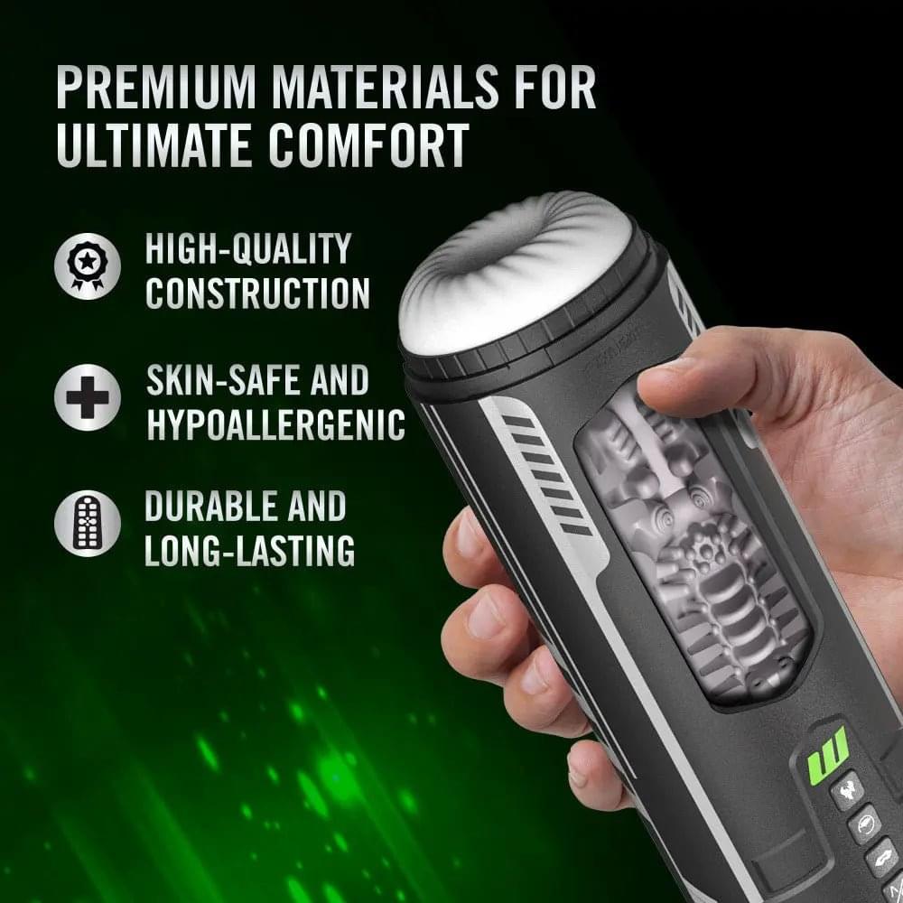 M For Men - Master Blaster - USB Rechargeable Vibrating & Sucking Auto Stroker Blush Novelties Discreet Intimate Essentials.