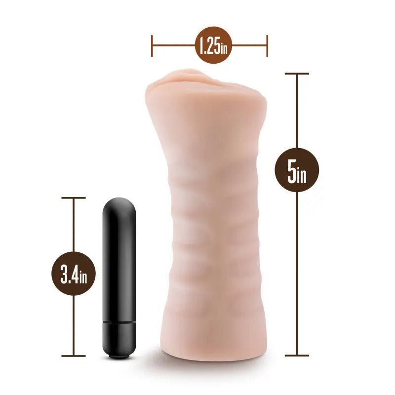 Shop affordable quality M for Men - Rain - Vibrating Vagina Stroker - Discreet Intimate Essentials - MASTURBATORS - Blush Novelties