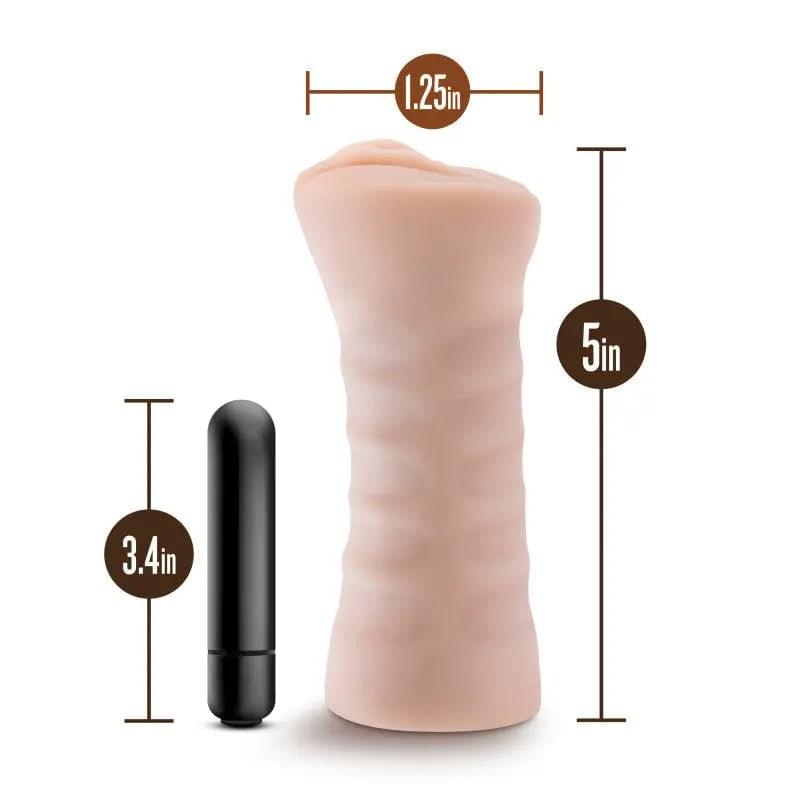 M for Men - Rain -  Vibrating Vagina Stroker Blush Novelties Discreet Intimate Essentials.