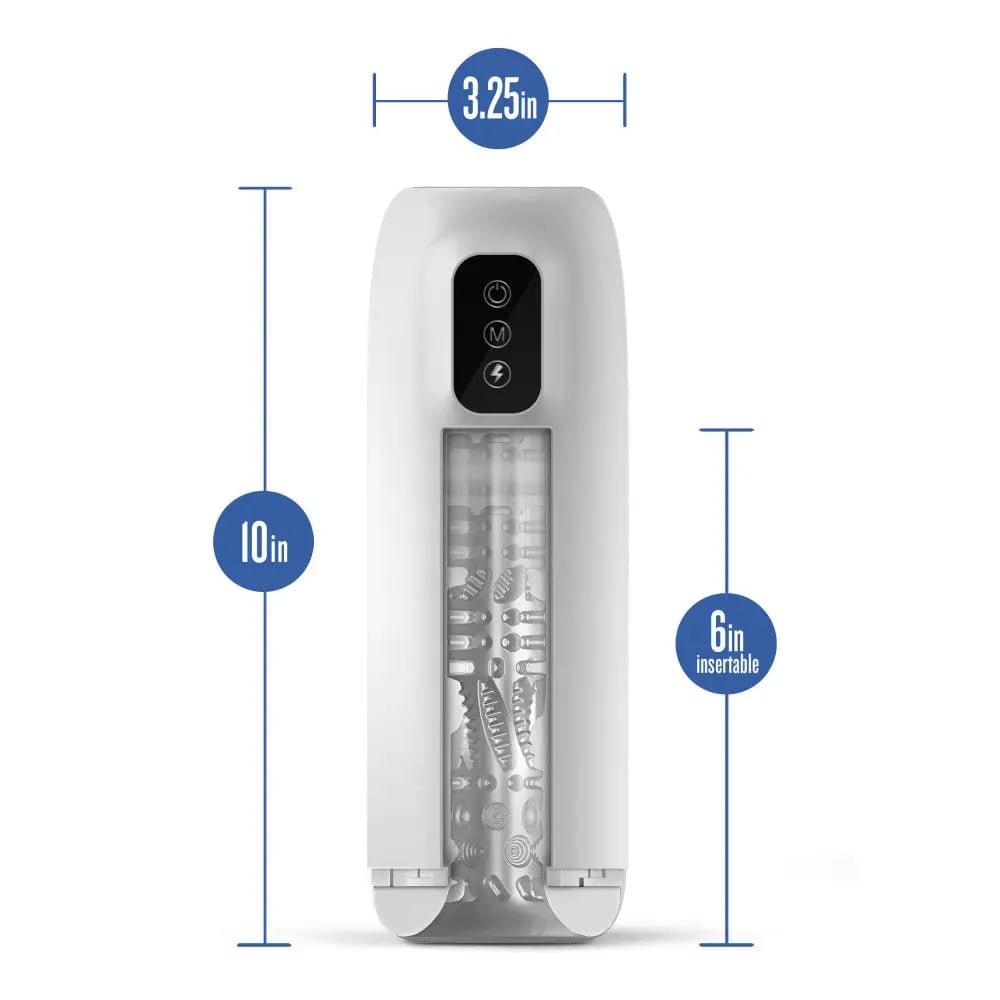M For Men Robo-Bator -  USB Rechargeable Vibrating Auto Stroker Blush Novelties Discreet Intimate Essentials.
