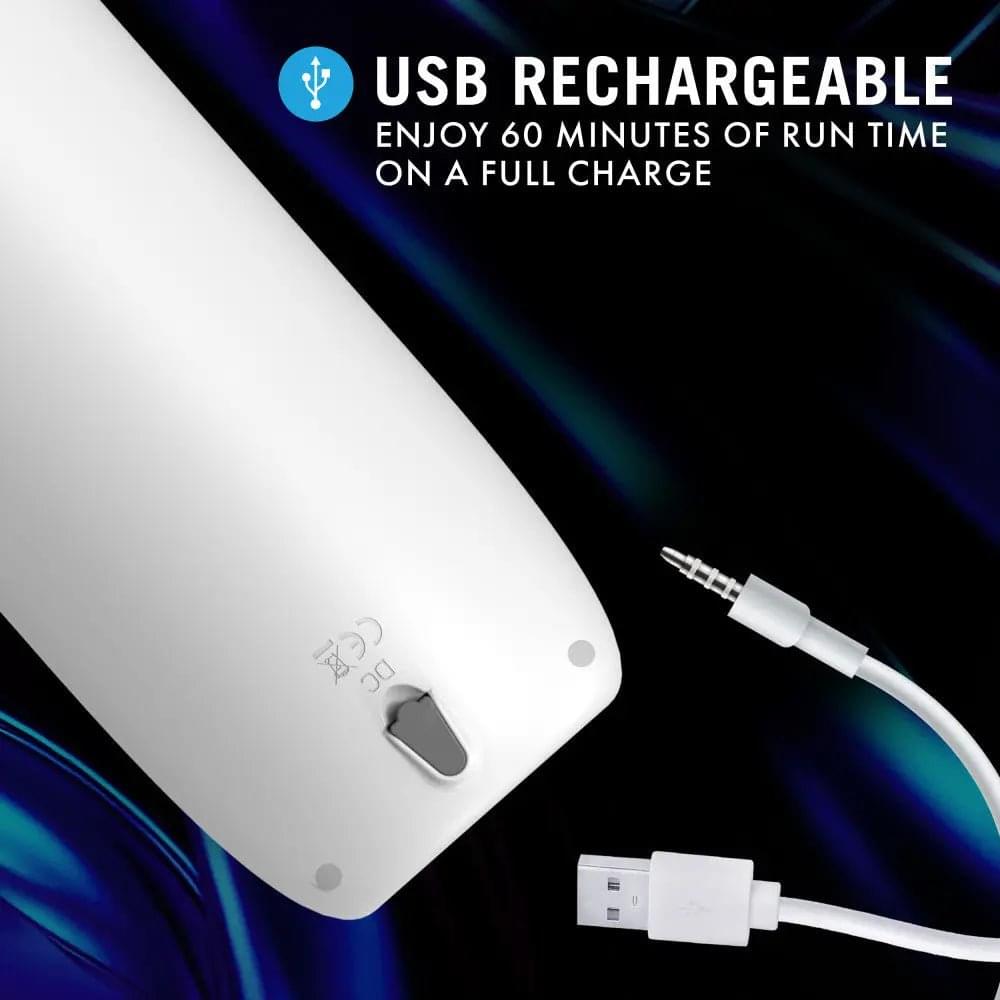 M For Men Robo-Bator -  USB Rechargeable Vibrating Auto Stroker Blush Novelties Discreet Intimate Essentials.