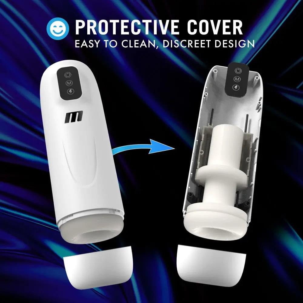 M For Men Robo-Bator -  USB Rechargeable Vibrating Auto Stroker Blush Novelties Discreet Intimate Essentials.