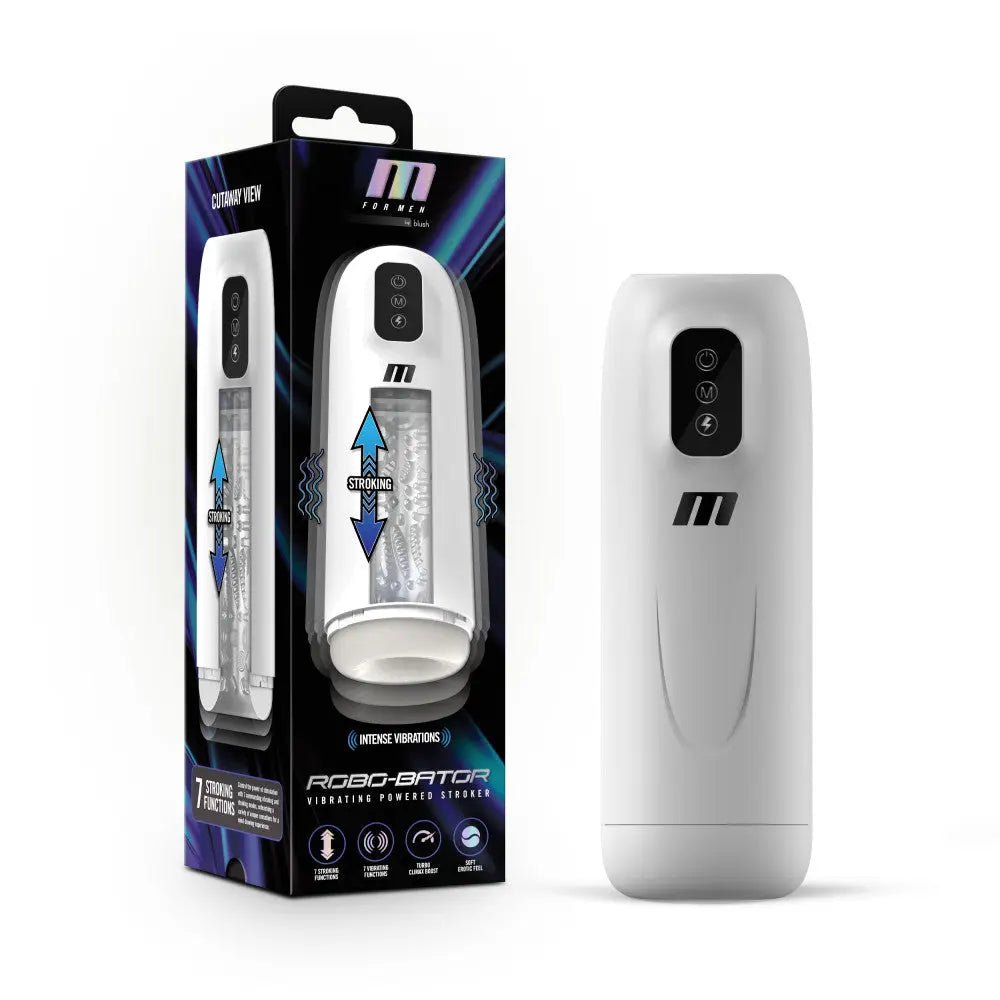 Shop affordable quality M For Men Robo-Bator - USB Rechargeable Vibrating Auto Stroker - Discreet Intimate Essentials - MASTURBATORS - Blush Novelties