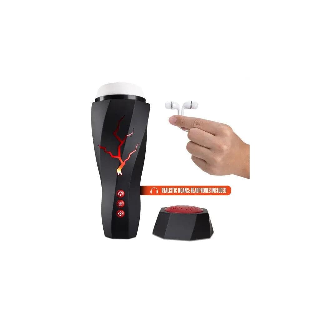 M For Men - Storm - USB Rechargeable Milking & Vibrating Auto Stroker Blush Novelties Discreet Intimate Essentials.