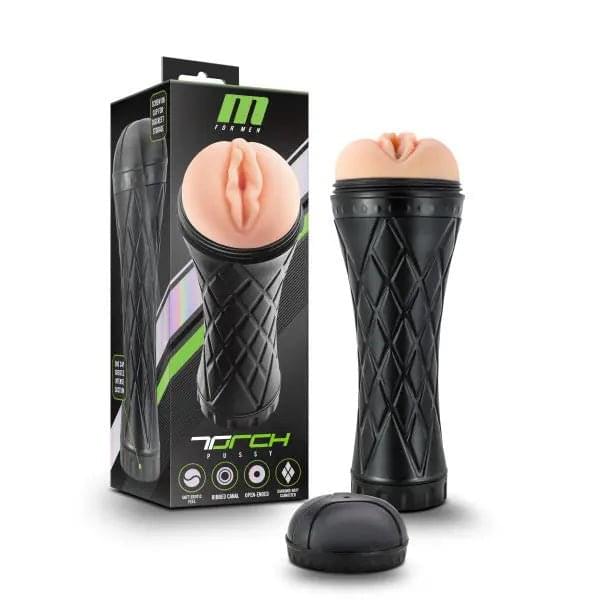 M for Men The Torch - Pussy -  Vagina Stroker Blush Novelties Discreet Intimate Essentials.