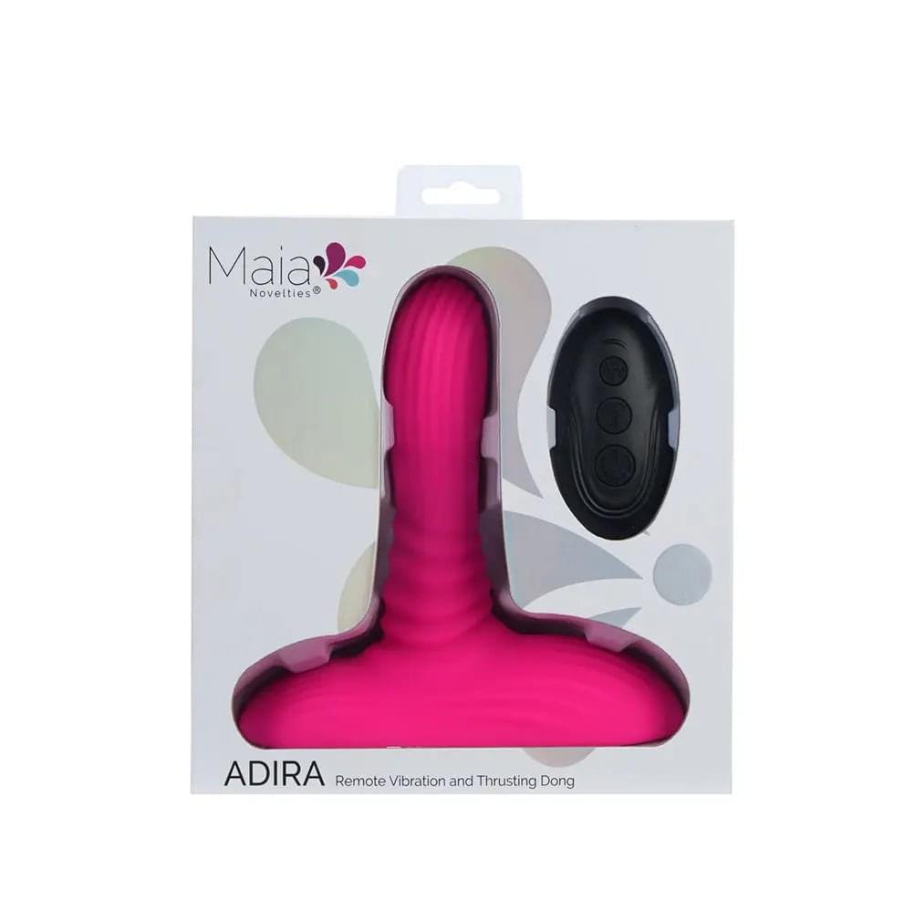 Maia ADIRA -  USB Rechargeable Thrusting Vibrator with Wireless Remote Maia Toys Discreet Intimate Essentials.