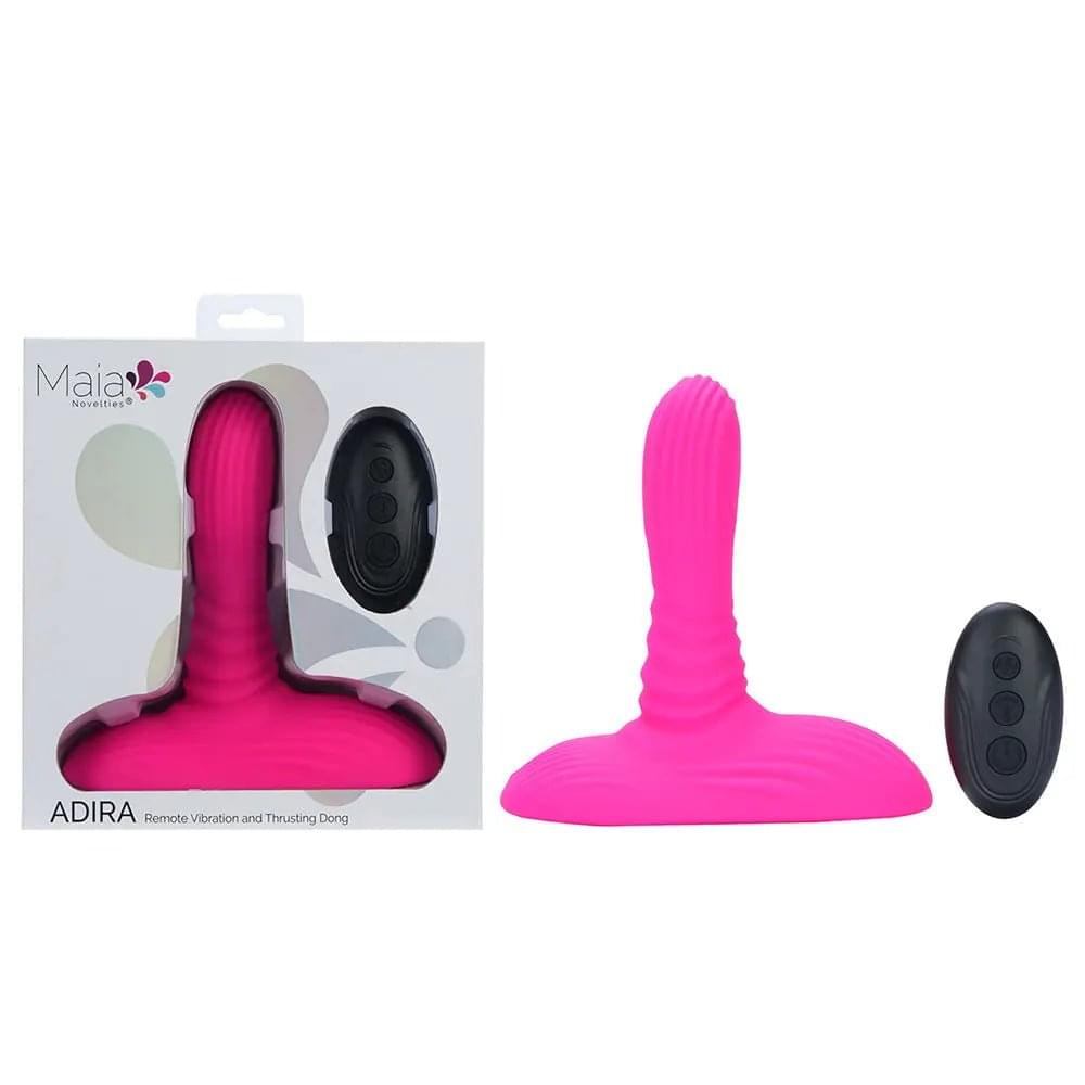Maia ADIRA -  USB Rechargeable Thrusting Vibrator with Wireless Remote Maia Toys Discreet Intimate Essentials.
