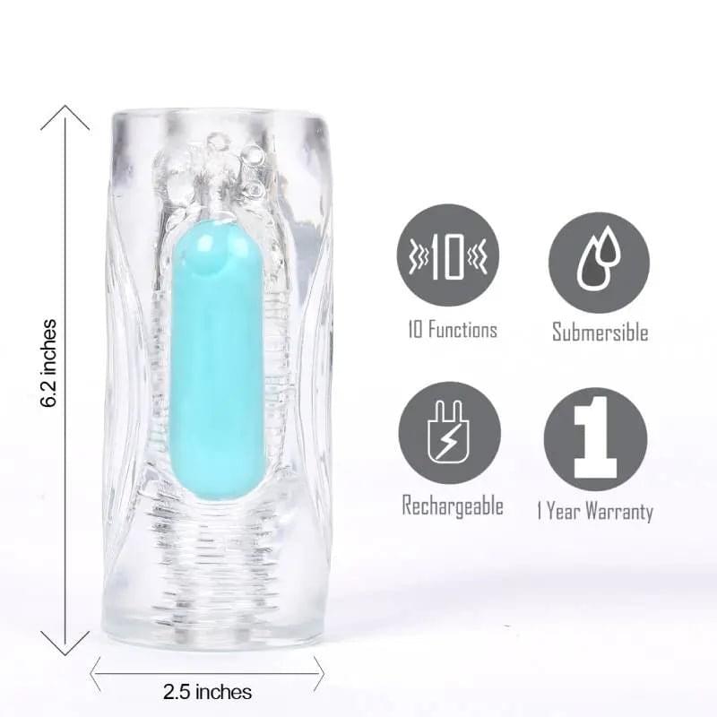 Maia Aster -  Vibrating Stroker Sleeve Maia Toys Discreet Intimate Essentials.