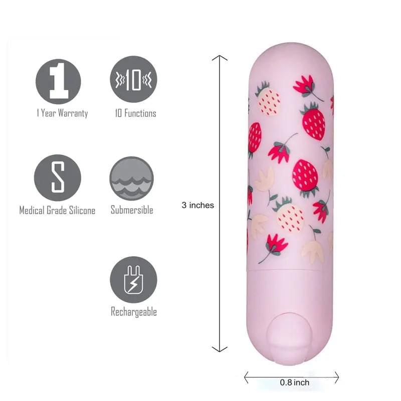Maia Bari - Baby  7.6 cm USB Rechargeable Bullet Maia Toys Discreet Intimate Essentials.