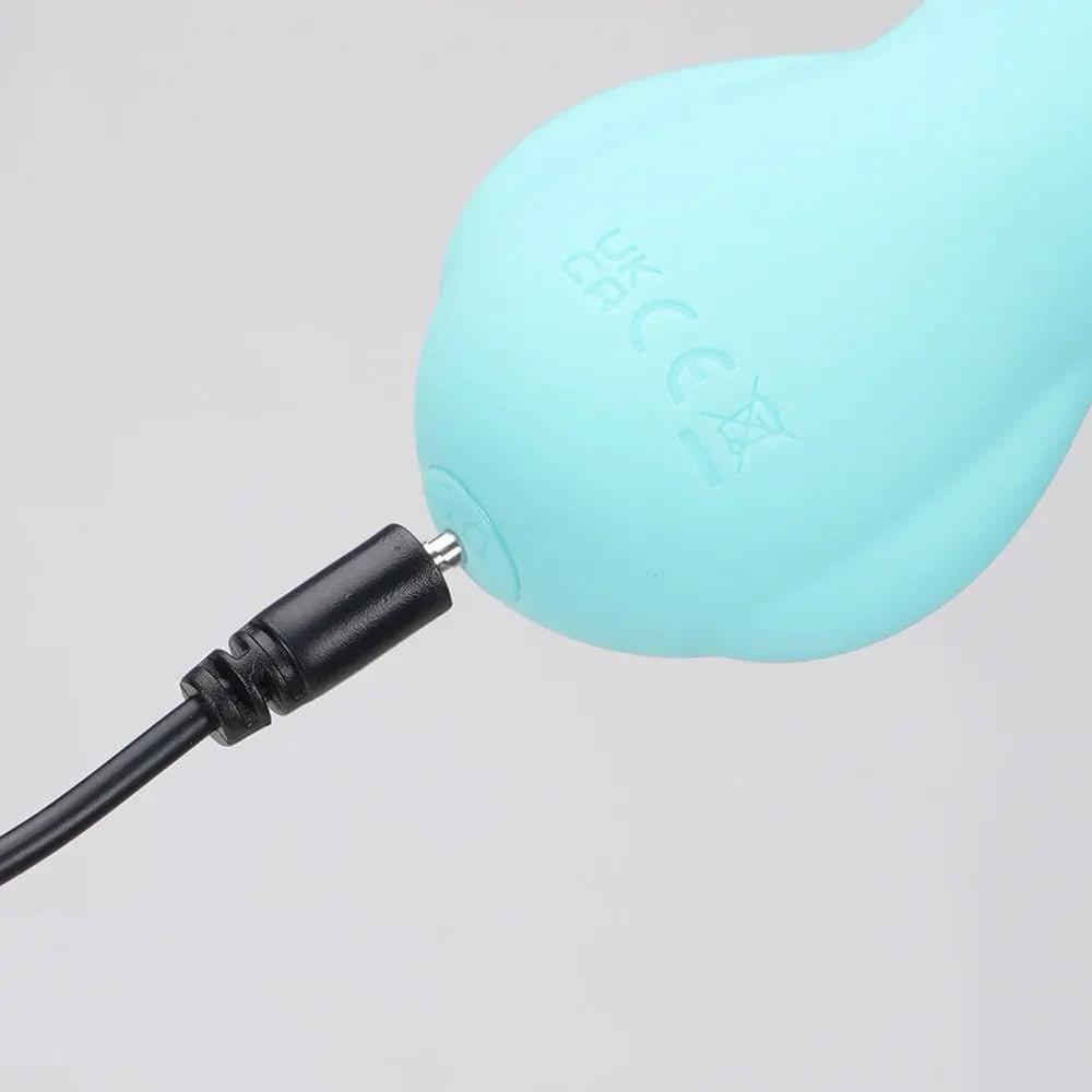 Maia BRI - Teal - Teal 9 cm USB Rechargeable Vibrating Bunny Bullet Maia Toys Discreet Intimate Essentials.