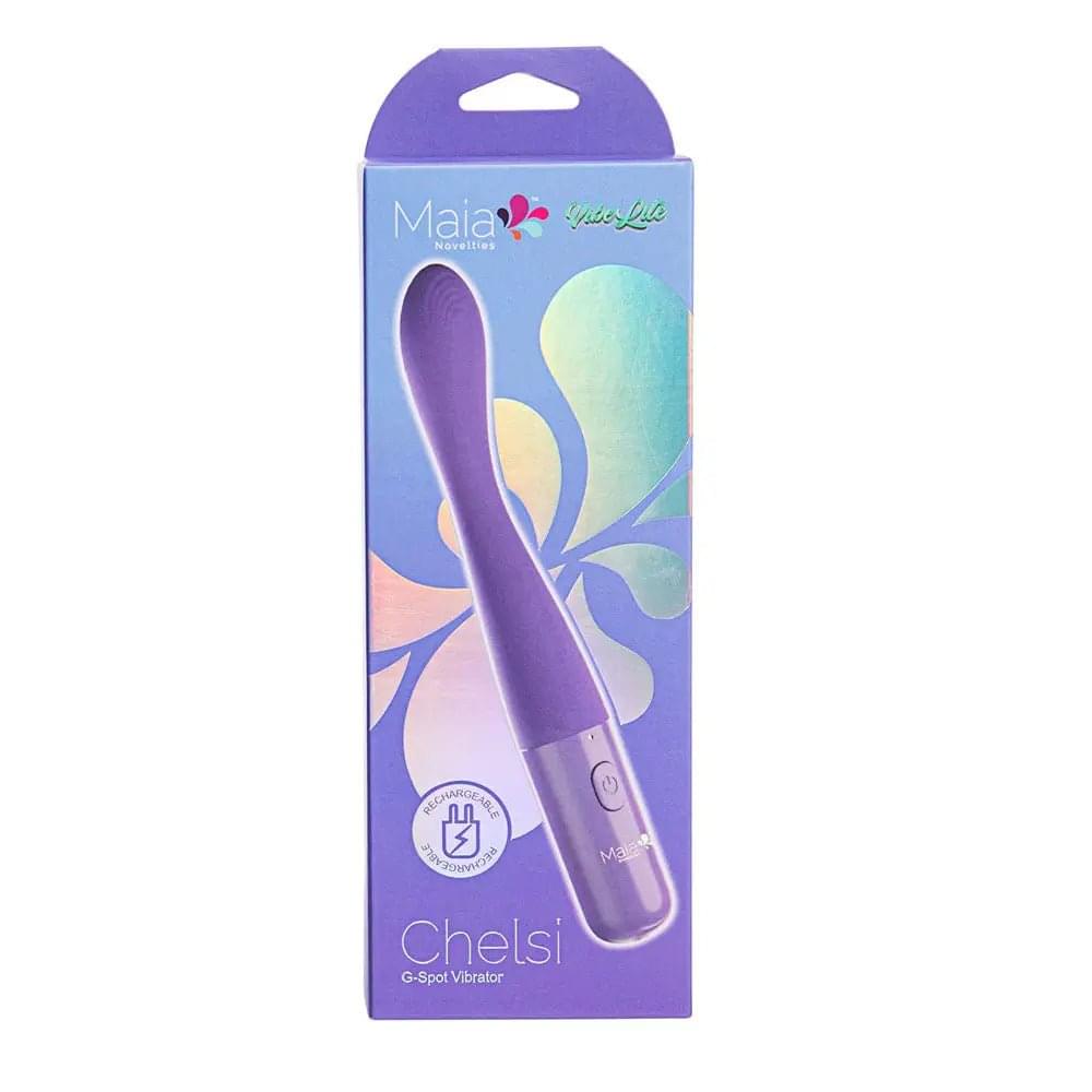 Maia CHELSI -  17.8 cm USB Rechargeable Vibrator Maia Toys Discreet Intimate Essentials.