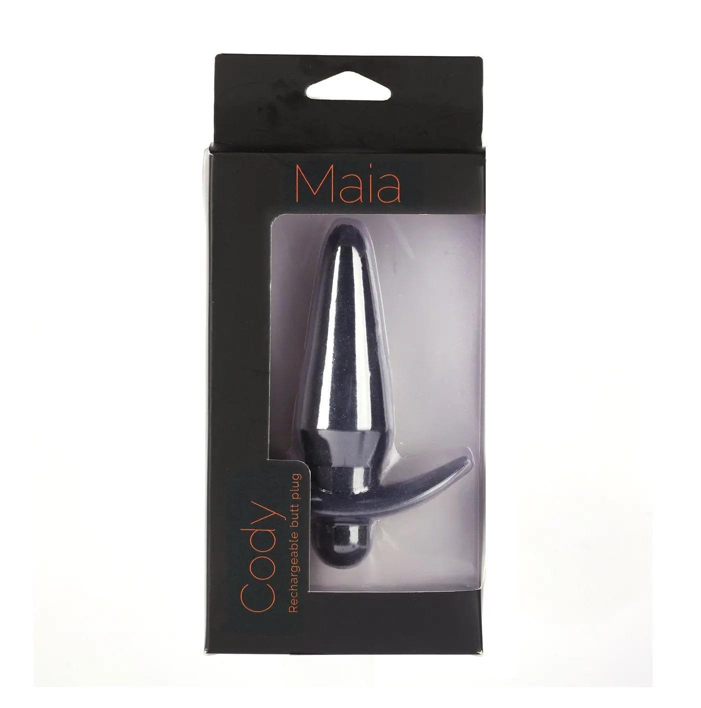 Maia Cody -  12.4 cm USB Rechargeable Butt Plug Maia Toys Discreet Intimate Essentials.