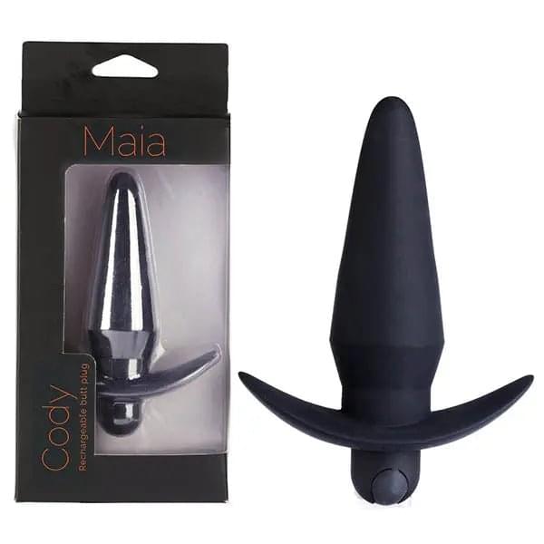 Maia Cody -  12.4 cm USB Rechargeable Butt Plug Maia Toys Discreet Intimate Essentials.