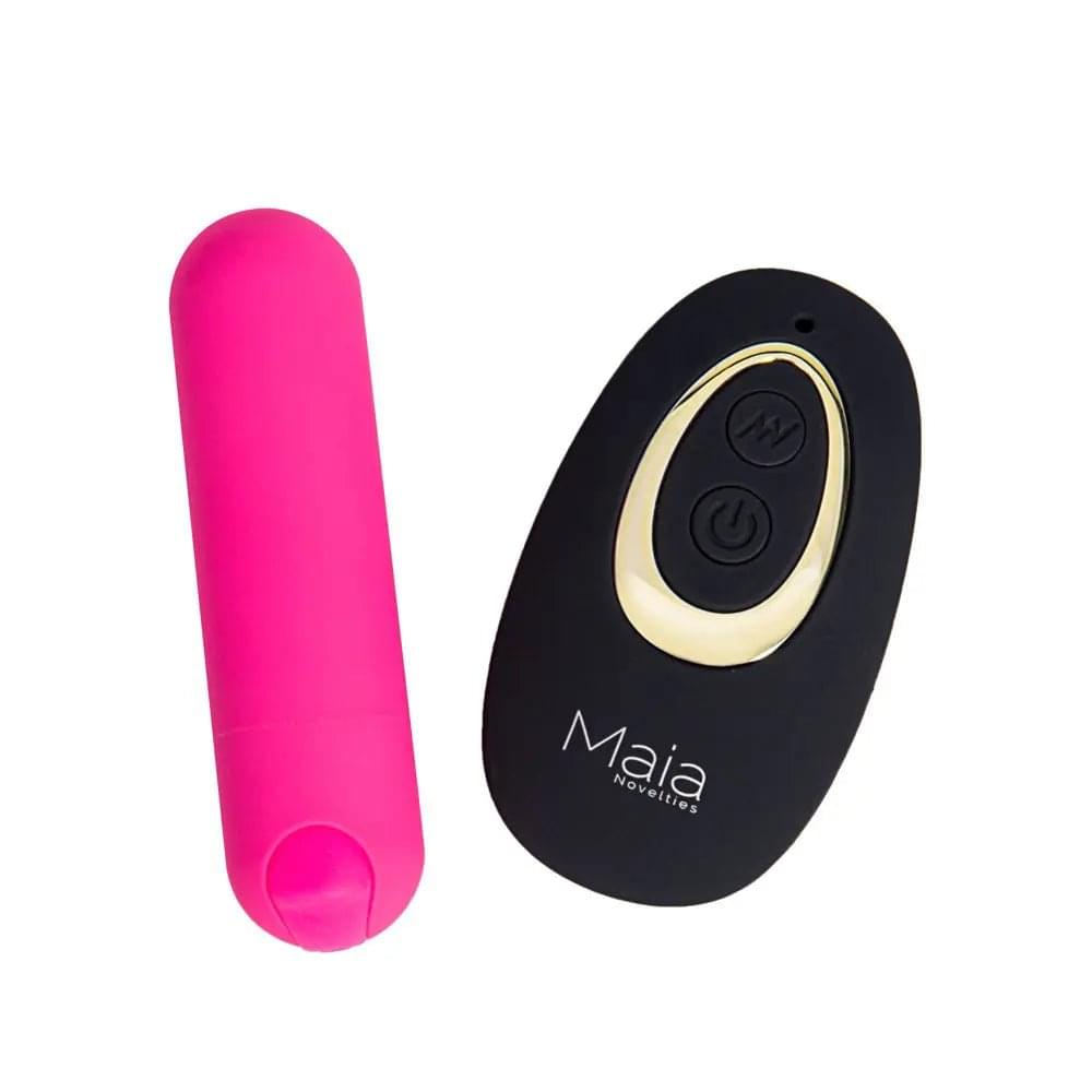 Maia DATE NIGHT PANTY VIBE - L/XL -  L/XL Panty with Pink USB Rechargeable Bullet & Remote Maia Toys Discreet Intimate Essentials.