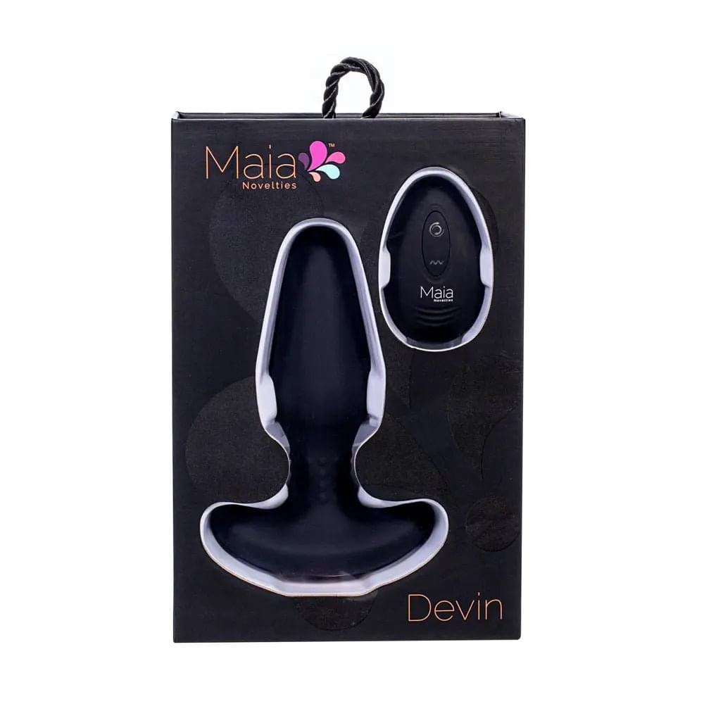 Maia DEVIN -  USB Rechargeable Vibrating Butt Plug Maia Toys Discreet Intimate Essentials.