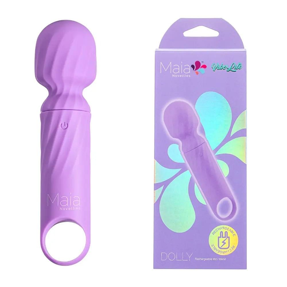 Maia DOLLY -  -  12.7 cm USB Rechargeable Massage Wand Maia Toys Discreet Intimate Essentials.