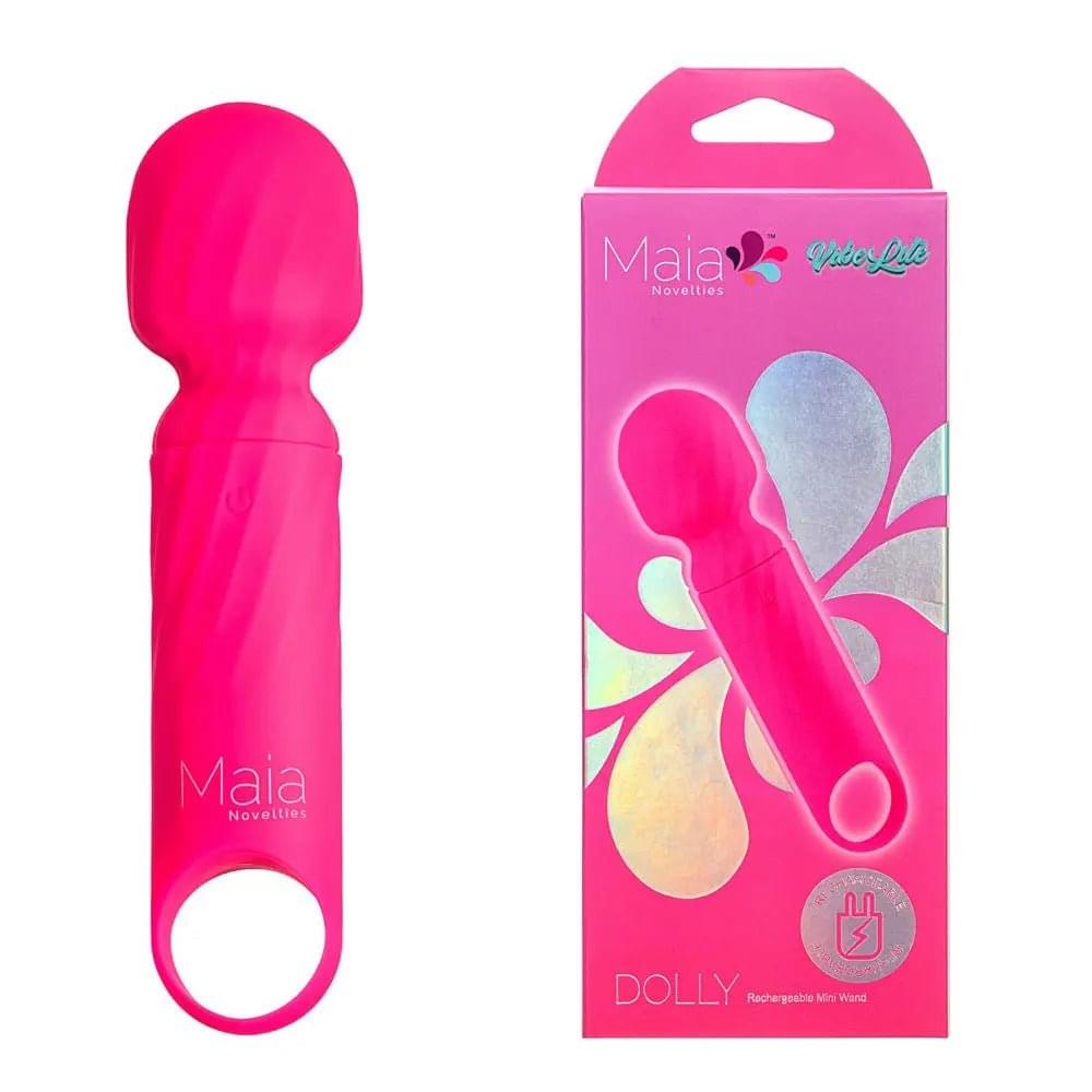 Maia DOLLY -  -  12.7 cm USB Rechargeable Massage Wand Maia Toys Discreet Intimate Essentials.