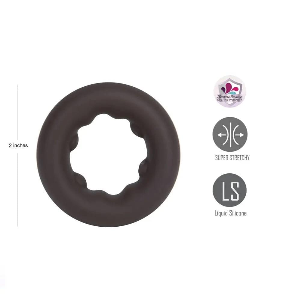 Maia GUNNER - Chocolate - Dark  Cock Ring Maia Toys Discreet Intimate Essentials.